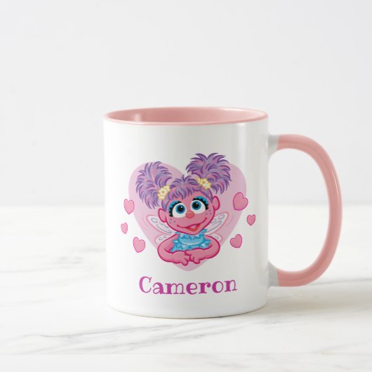 Mug Abby Cadabby Cœurs de la Saint-Valentin Graphique (Droite)