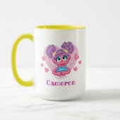 Mug Abby Cadabby Cœurs de la Saint-Valentin Graphique (Gauche)