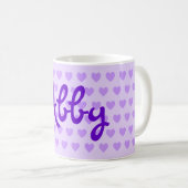 Mug Abby en violet (Devant droit)