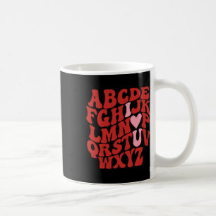 Mug Abc Alphabet Je T'Aime Professeur D'Anglais Saint-