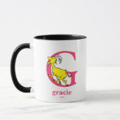 Mug ABC du Dr Seuss : Lettre G - Rose | Ajouter Votre  (Gauche)