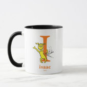 Mug ABC du Dr Seuss : Lettre I - Orange | Ajouter Votr (Gauche)