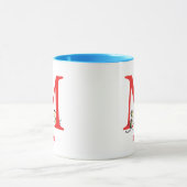 Mug ABC du Dr Seuss : Lettre M - Rouge | Ajouter Votre (Centre)