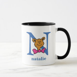 Mug ABC du Dr Seuss : Lettre N - Bleu   Ajouter Votre 