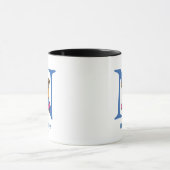 Mug ABC du Dr Seuss : Lettre N - Bleu | Ajouter Votre  (Centre)