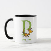 Mug ABC du Dr Seuss : Lettre P - Vert | Ajouter Votre  (Gauche)