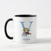 Mug ABC du Dr Seuss : Lettre V - Bleu | Ajouter Votre (Gauche)