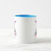 Mug ABC du Dr Seuss : Lettre X - Violet| Ajouter votre (Centre)