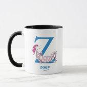 Mug ABC du Dr Seuss : Lettre Z - Bleu | Ajouter Votre  (Gauche)