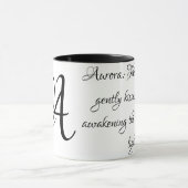 Mug ABC Sips, Alphabets Mug, Latte Lettre (Centre)
