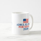 Mug Abdul El-Sayed au Sénat Élection 2026 (Devant droit)