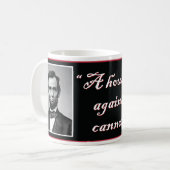 Mug Abe Lincoln Une Maison Divisée Contre Elle-Même (Devant gauche)