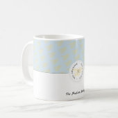 Mug Abee Awesome Abeille d'Or Personnalisé Monogramme (Devant gauche)