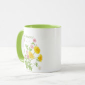 Mug Abee Happy Fleur sauvage (Devant gauche)