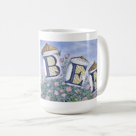 Mug "ABEILLE" 15oz (Devant droit)