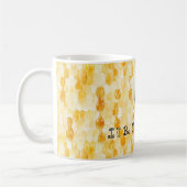 Mug Abeille à miel jaune doré (Gauche)