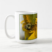 Mug Abeille affairée sur un tournesol (Gauche)