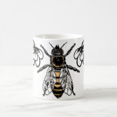 Mug abeille avec le trèfle (Centre)