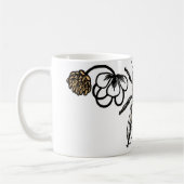 Mug abeille avec le trèfle (Gauche)