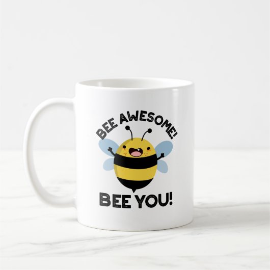 Mug Abeille Awesome Abeille Vous Pun Insecte Positif (Gauche)