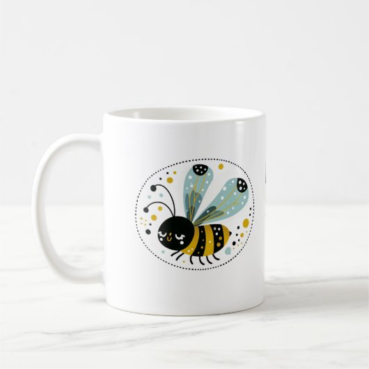 Mug Abeille blanche (Gauche)
