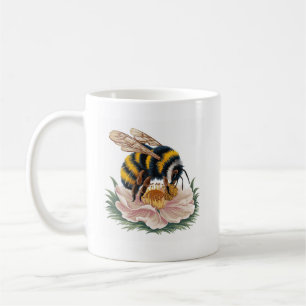 Mug Abeille Collectant du Pollen
