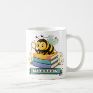 Mug Abeille Curieuse Abeille Floue avec Loupe