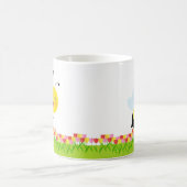 Mug Abeille dans Tulip Garden (Centre)