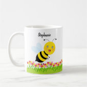 Mug Abeille dans Tulip Garden (Gauche)