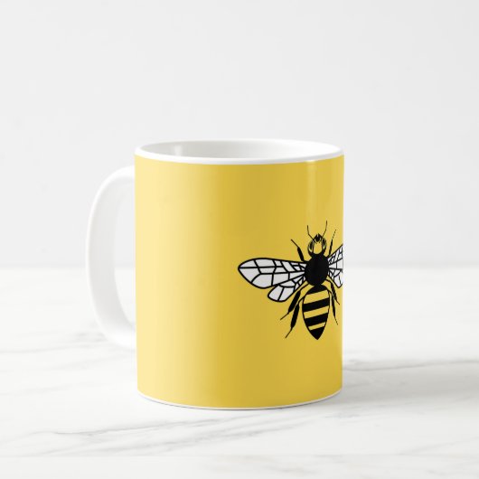 Mug Abeille de Manchester (Devant gauche)