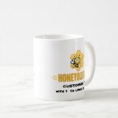 Mug Abeille de miel amusante (Devant droit)