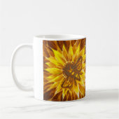 Mug Abeille de miel et fleur jaune (Gauche)