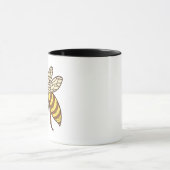 Mug Abeille de miel jaune Queen Flying (Centre)