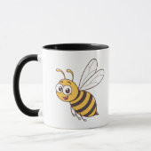 Mug Abeille de miel mignonne volant (Gauche)