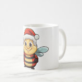 Mug abeille de Noël (Devant droit)