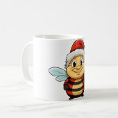 Mug abeille de Noël (Devant gauche)