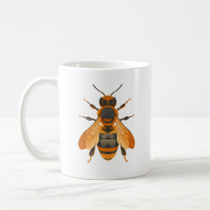 Mug Abeille de style antique - Inspiré Vintage