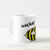 Mug Abeille de travailleur (Devant gauche)