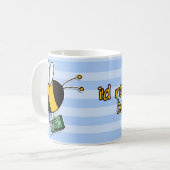 Mug abeille de travailleur - banquier (Devant gauche)