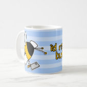 Mug abeille de travailleur - boucher (Devant gauche)