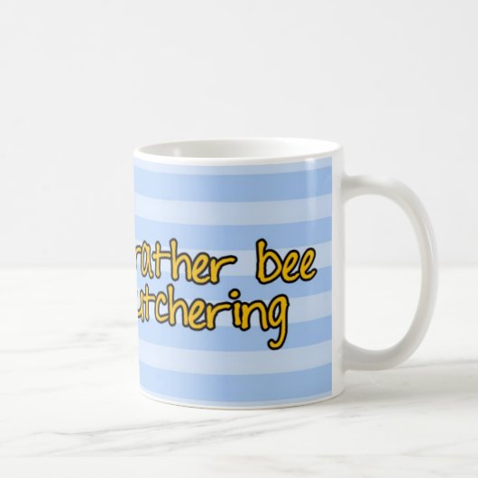 Mug abeille de travailleur - boucher (Droite)
