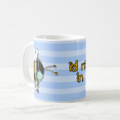 Mug abeille de travailleur - docteur (Devant gauche)