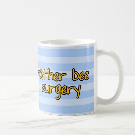 Mug abeille de travailleur - docteur (Droite)
