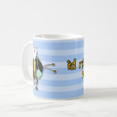 Mug abeille de travailleur - docteur (Devant gauche)