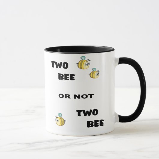 Mug Abeille deux abeille ou non deux (Droite)