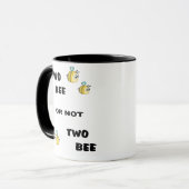Mug Abeille deux abeille ou non deux (Devant gauche)