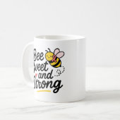 Mug Abeille douce et forte (Devant gauche)