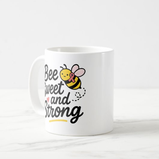 Mug Abeille douce et forte (Devant gauche)