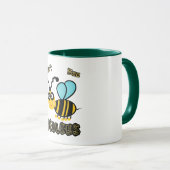 Mug Abeille drôle (Devant droit)