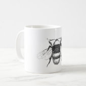 Mug Abeille en train de dessiner (Devant gauche)